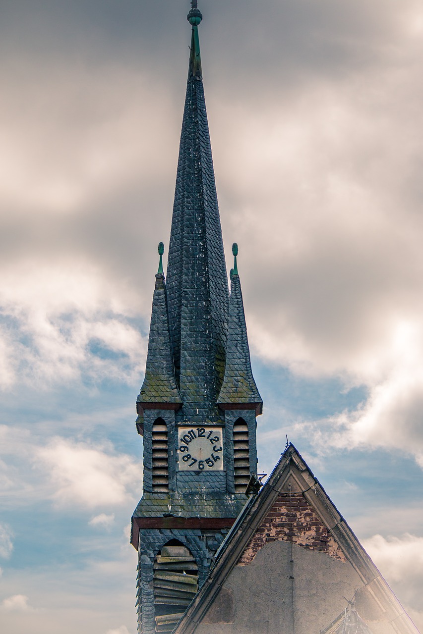 steeple clock church free photo