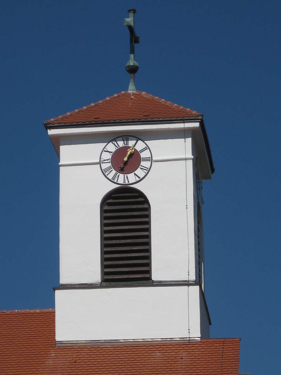 steeple sky sun free photo