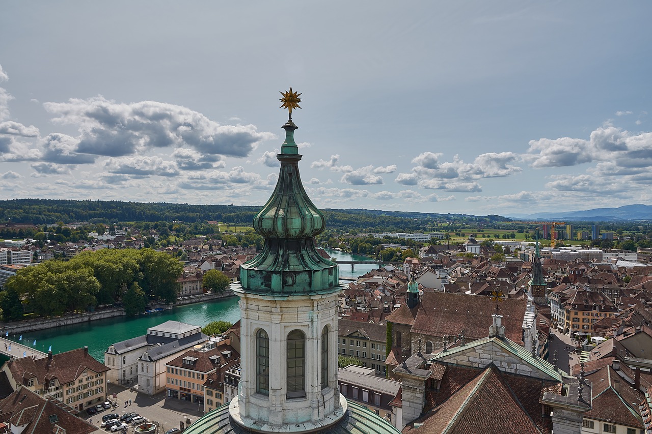 steeple view old town free photo