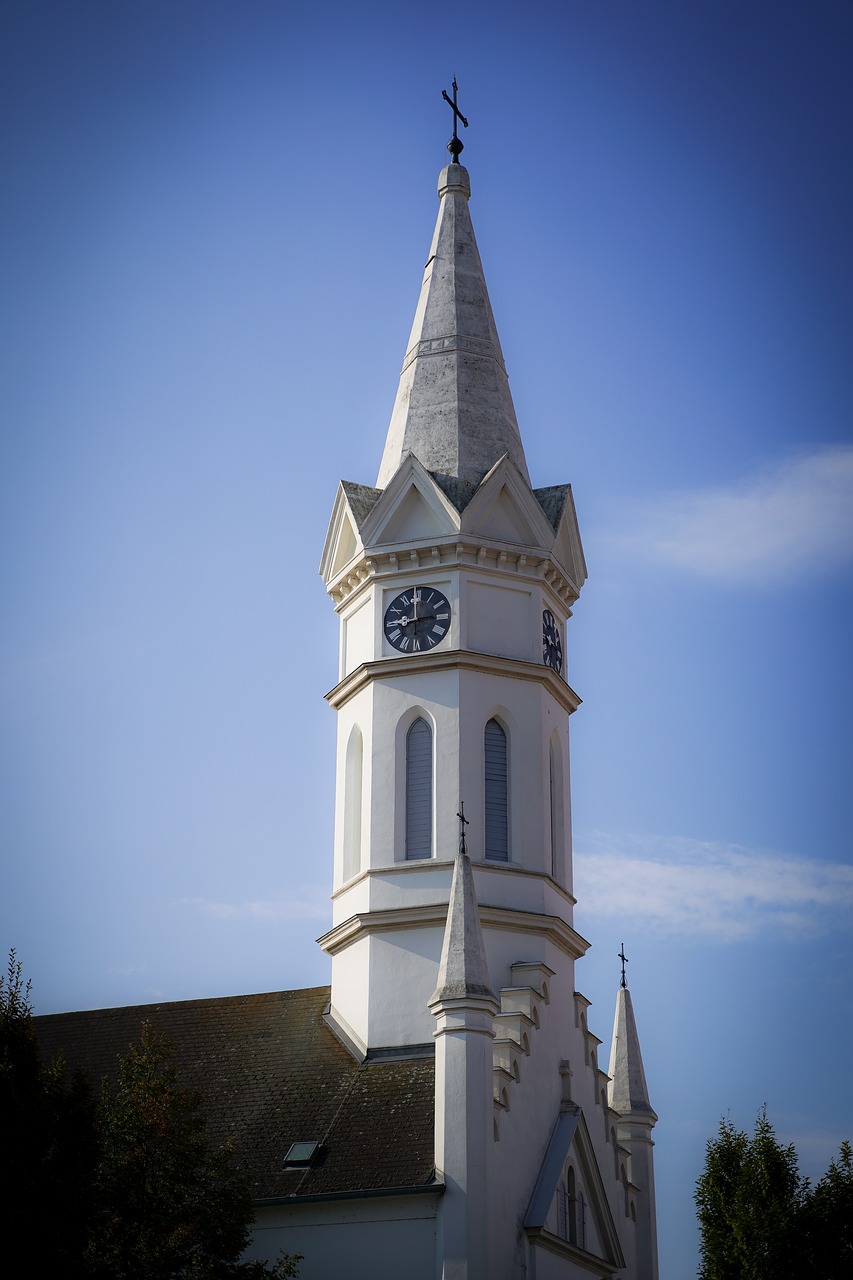 steeple  mörbisch am see  mörbisch free photo