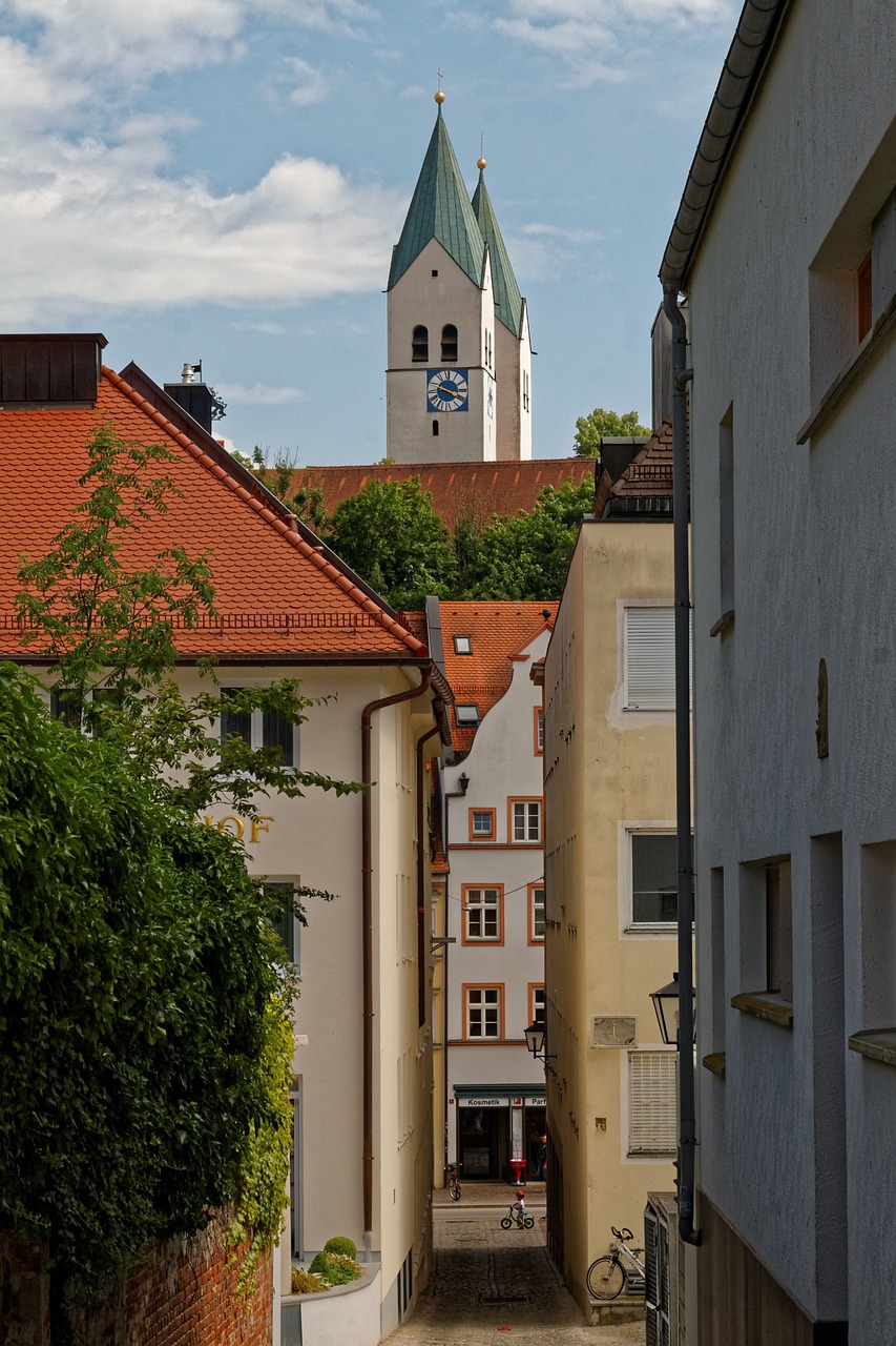 steeple freising building free photo