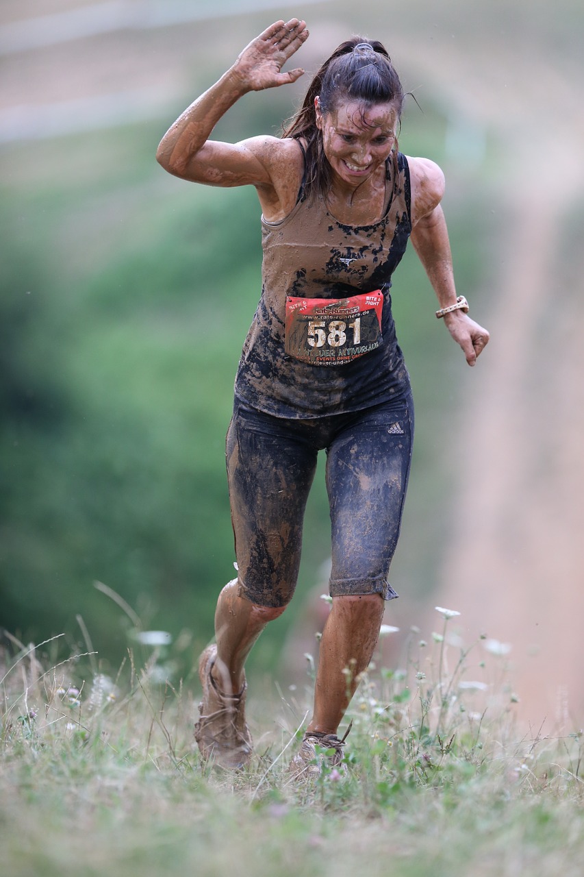steeplechase cross country mud free photo