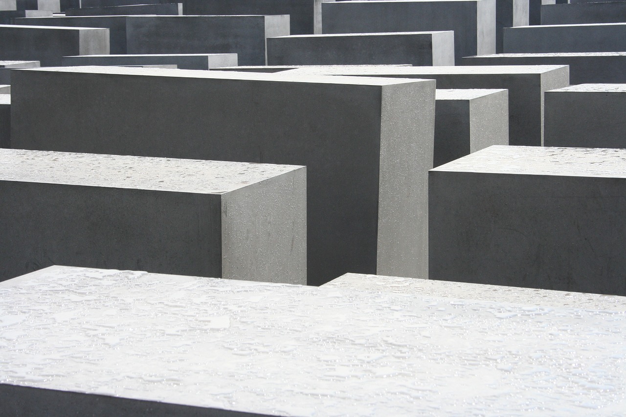 stelae berlin memorial to the murdered jews of free photo