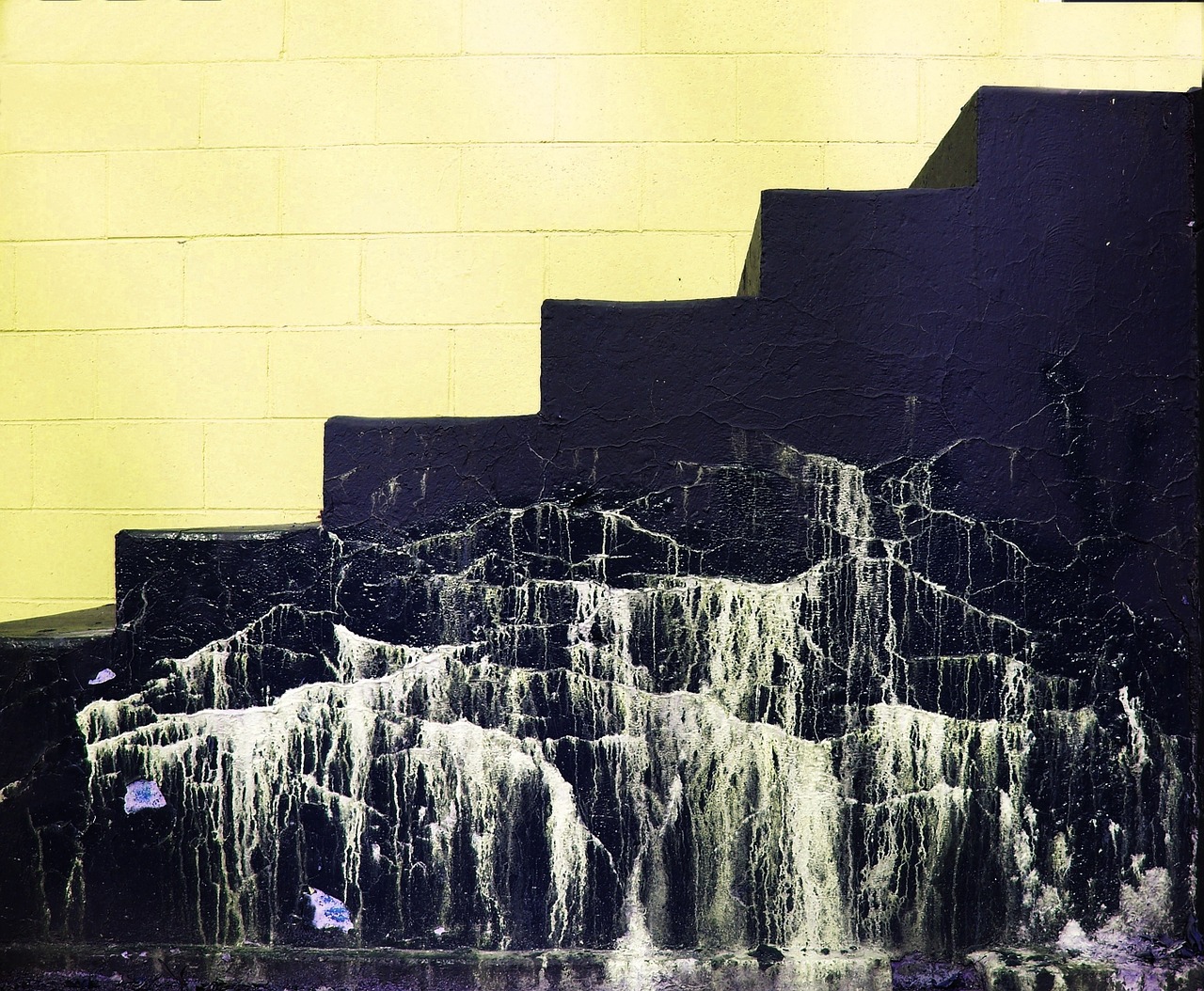 steps yellow stairs free photo