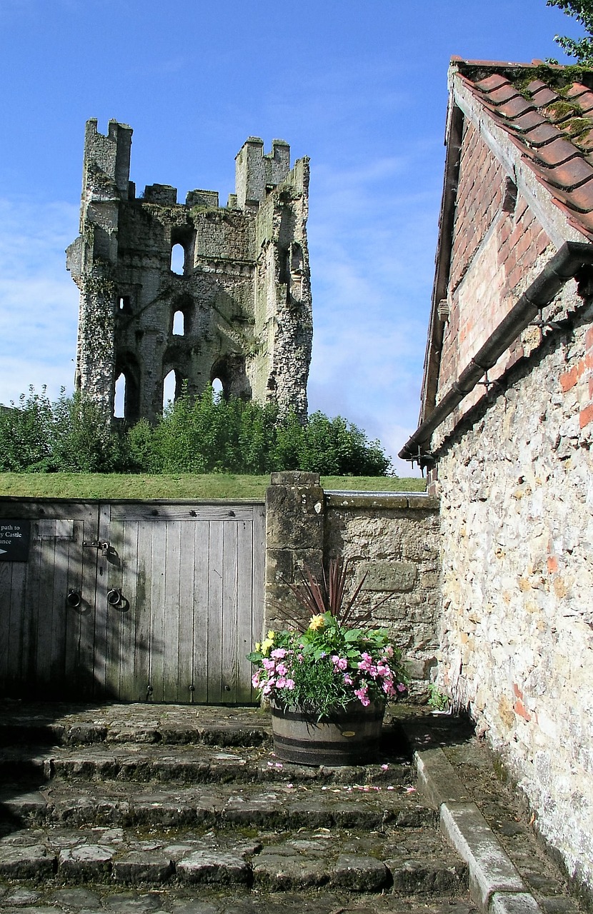 steps castle buildings free photo