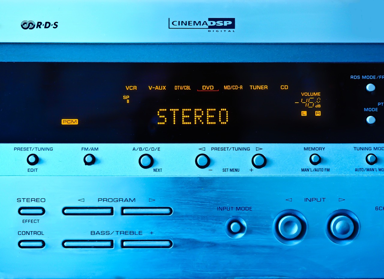 stereo amplifier music free photo