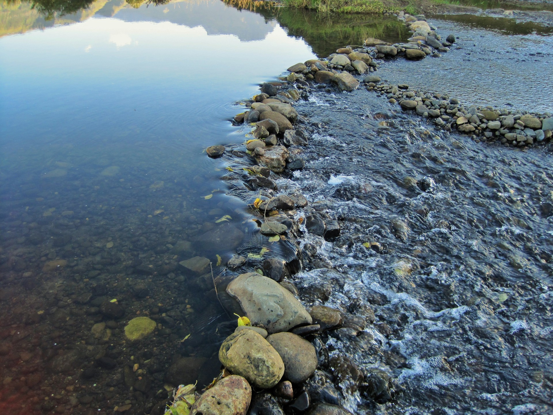 mountains river stream free photo