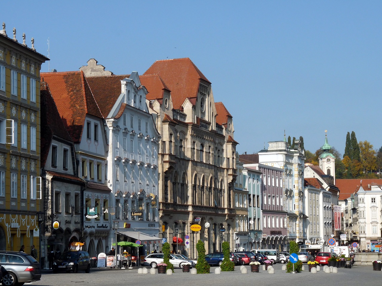 steyr town square upper austria free photo