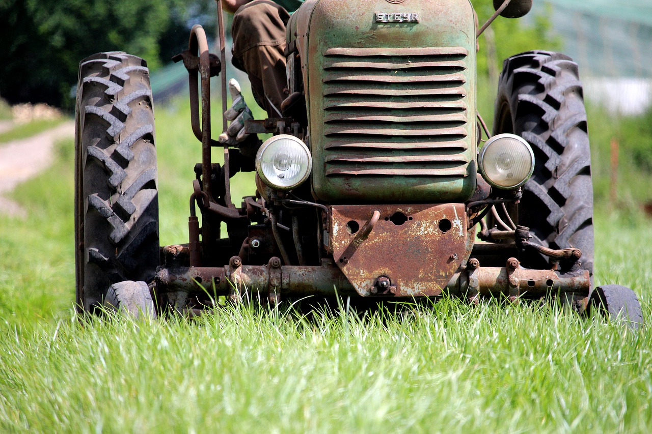 steyr  tractors  old free photo