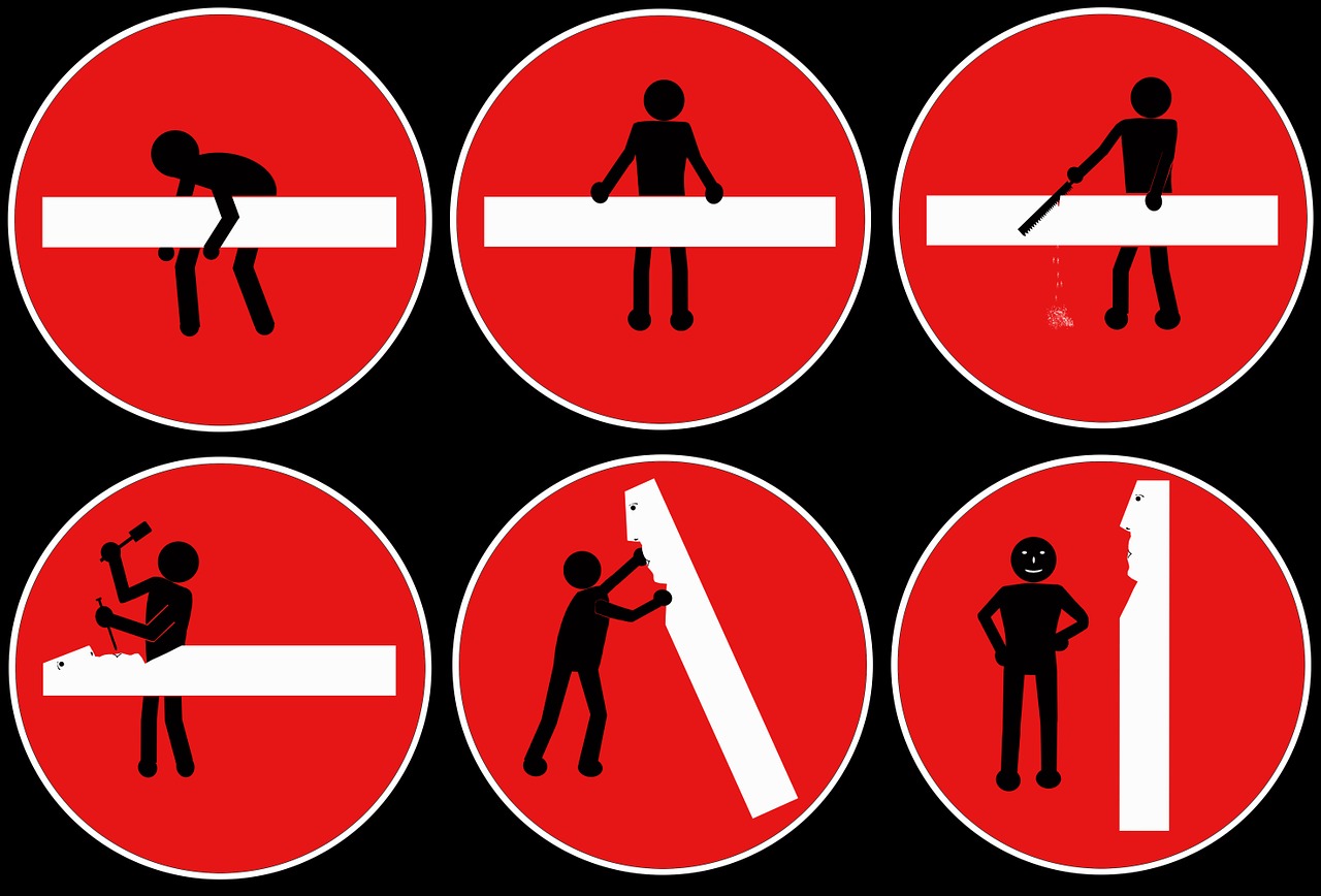 stick figure pictures history road sign free photo