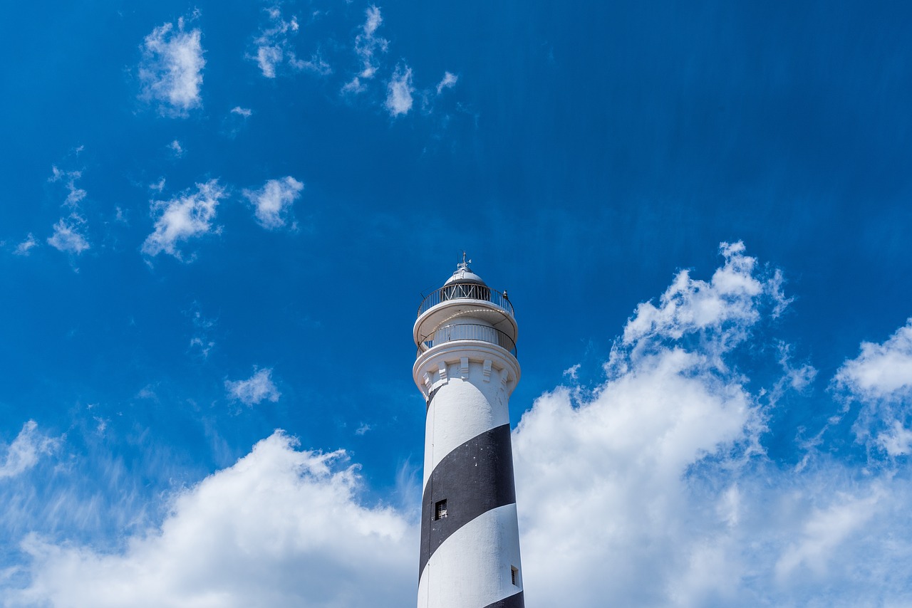 still lighthouse swirls free photo