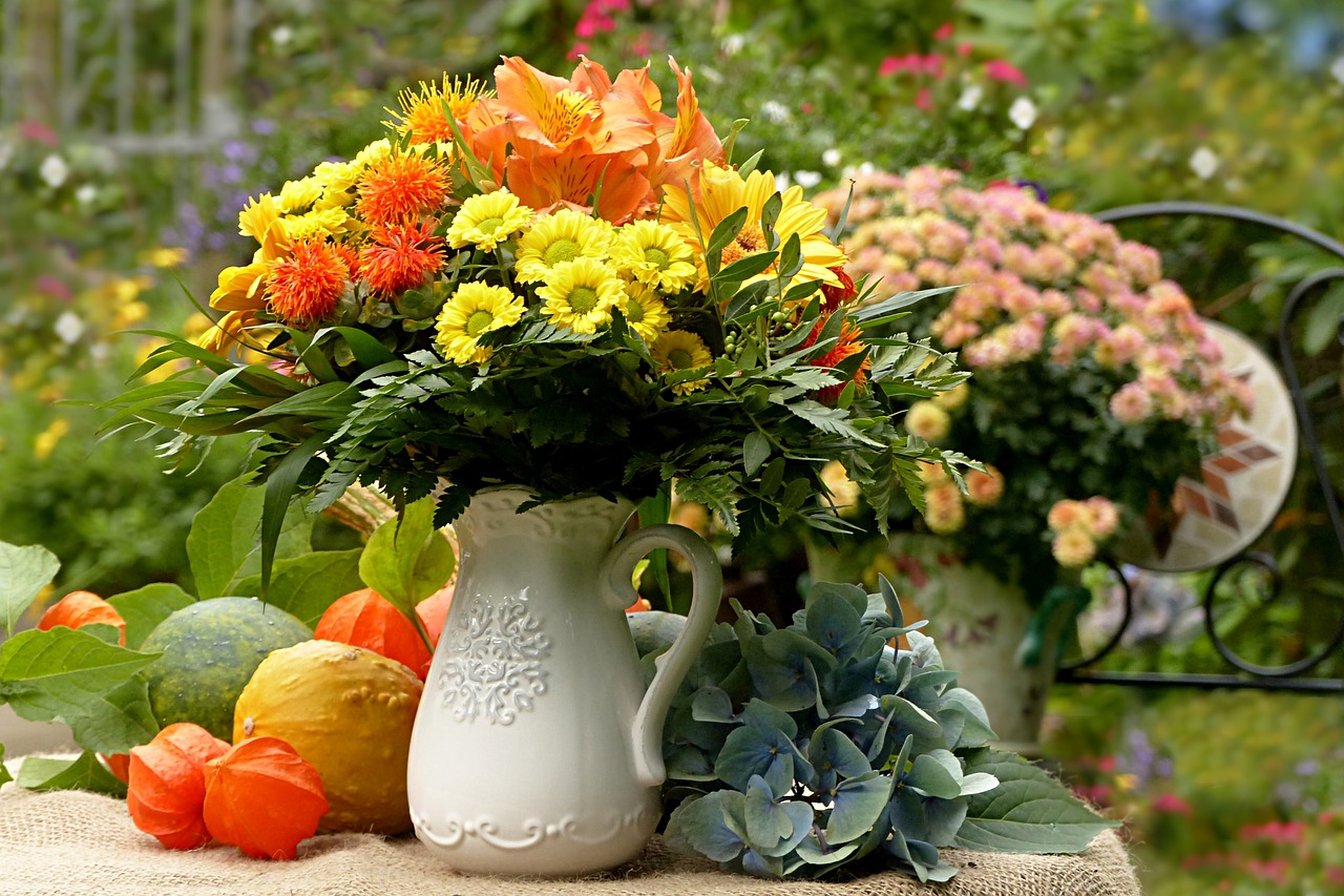 still life bouquet colorful free photo
