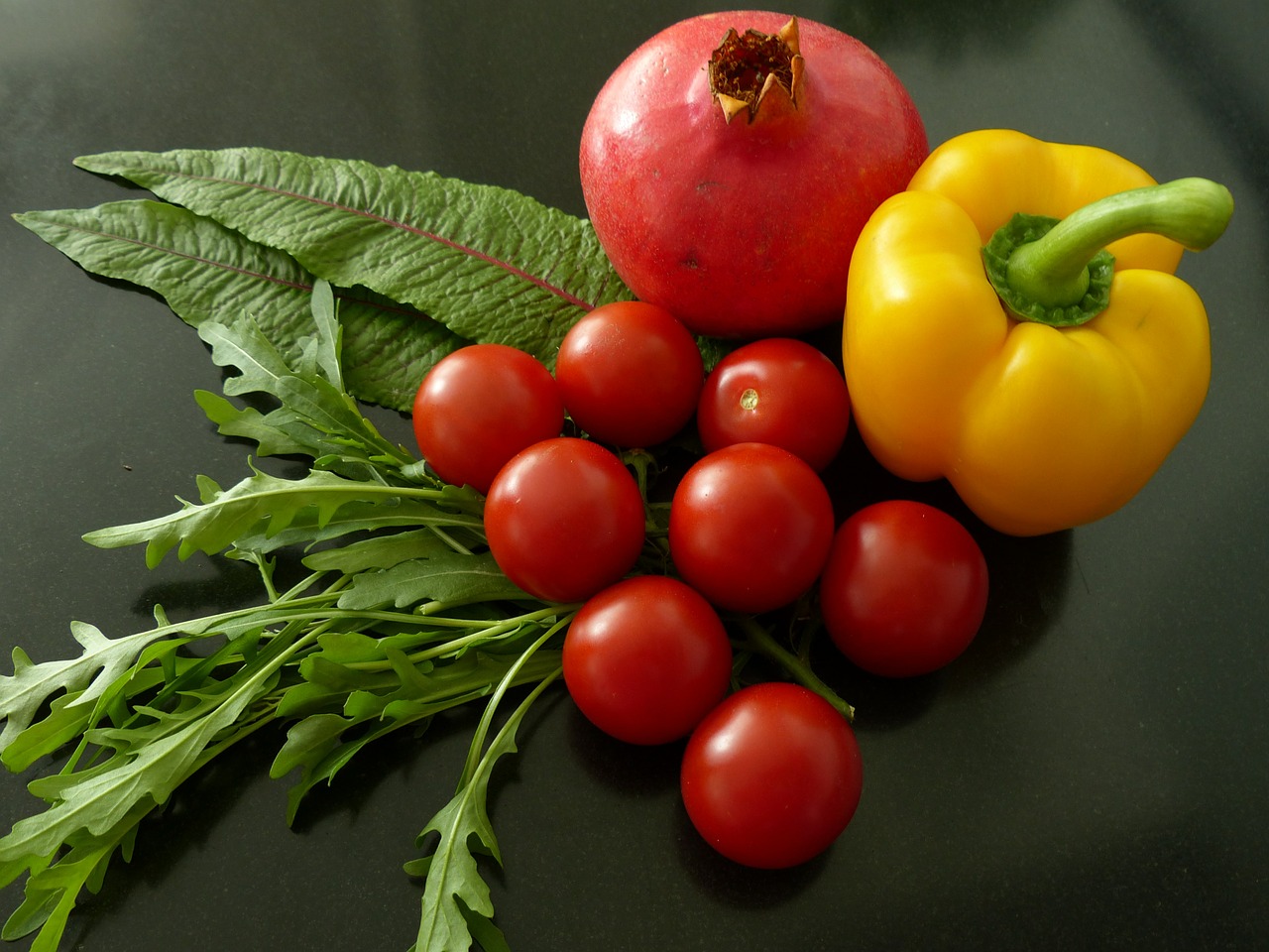 still life paprika tomato free photo