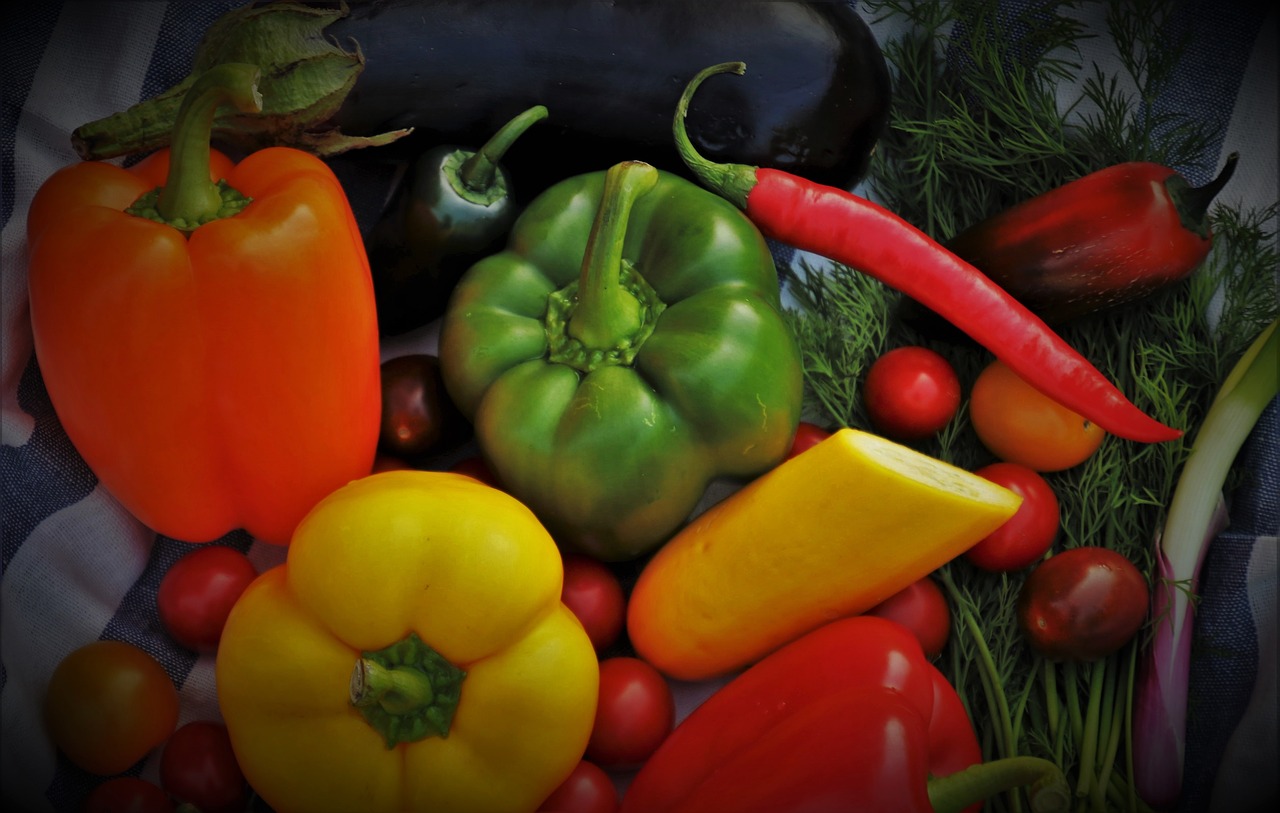 still life  vegetables  yellow free photo