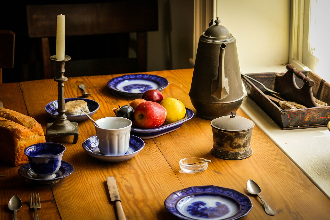 still life food dinner free photo