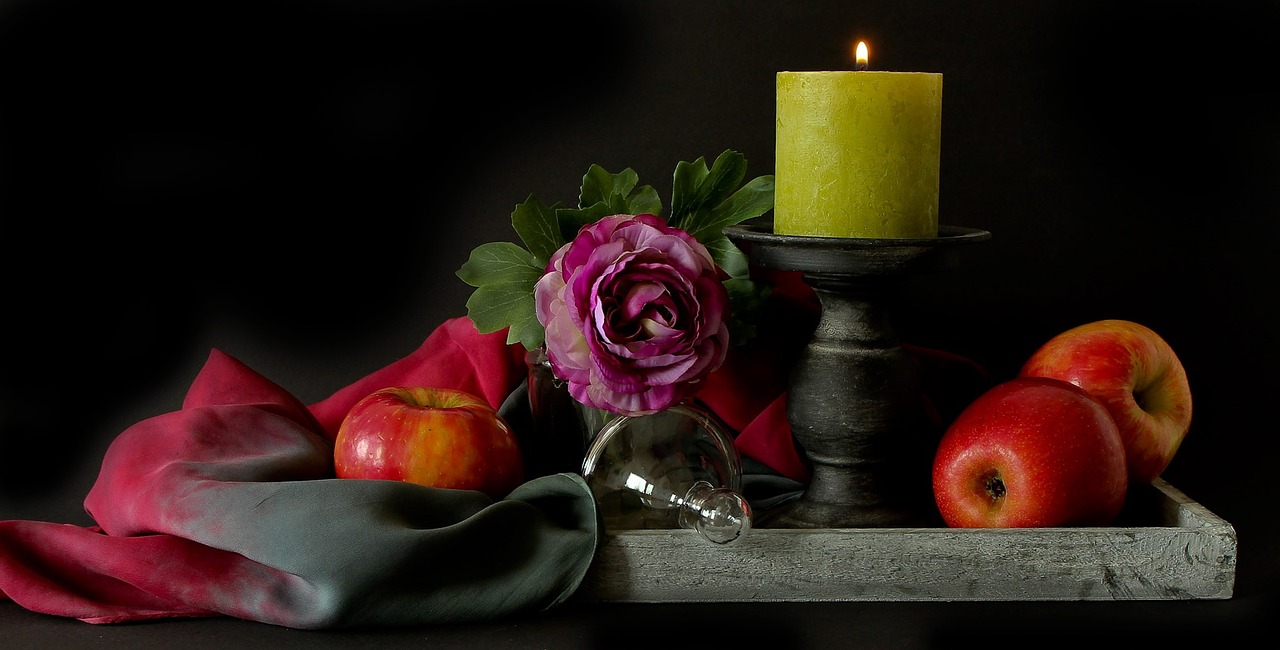 still life apple autumn free photo