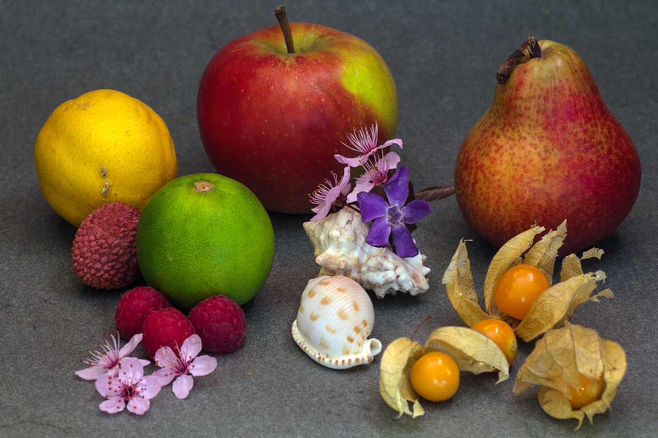 still life fruits apple free photo