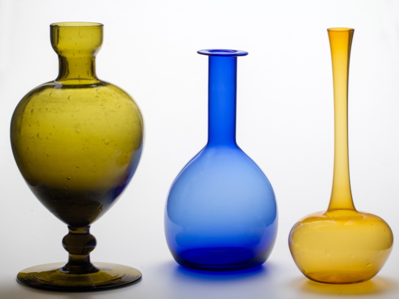 still life bottles vases free photo