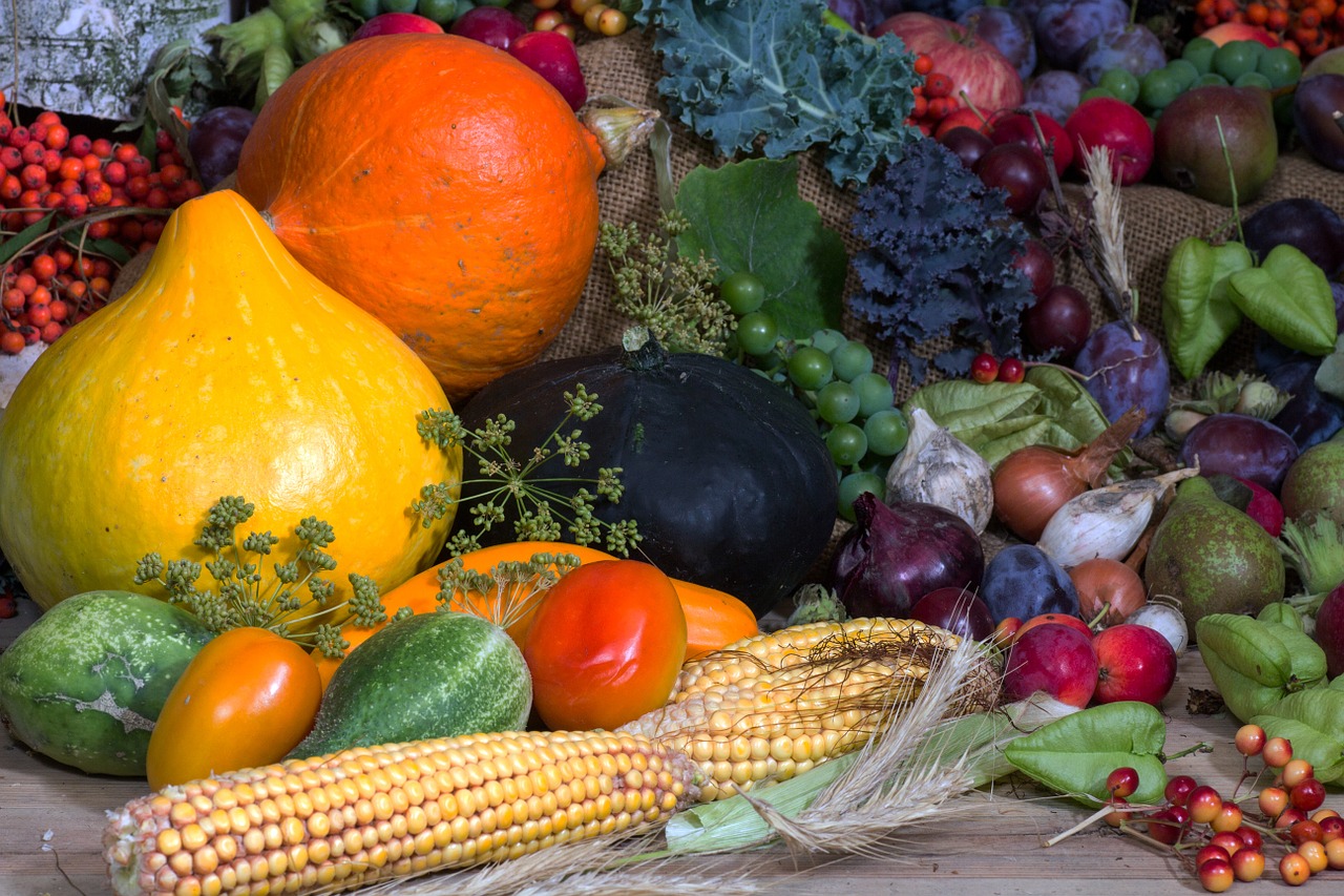 still life fruit vegetables free photo