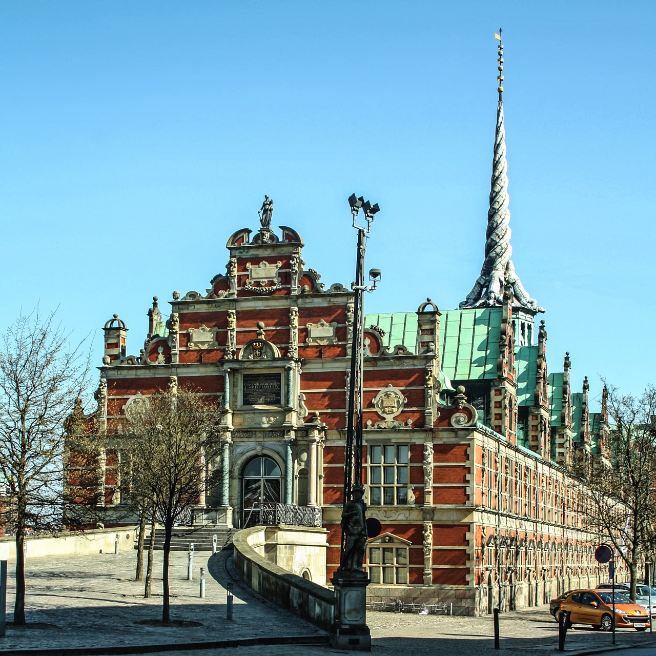 stock exchange copenhagen places of interest free photo