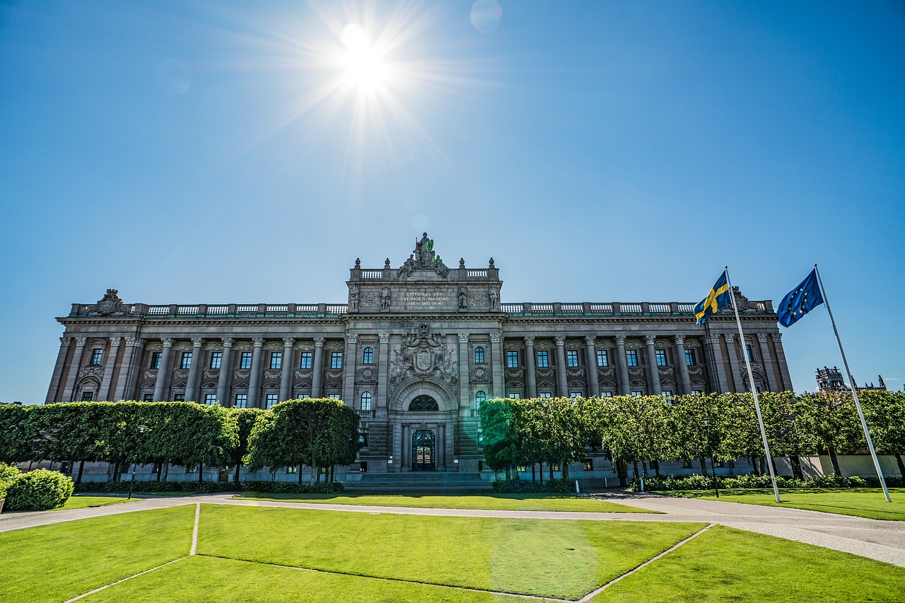stockholm parliament sweden free photo