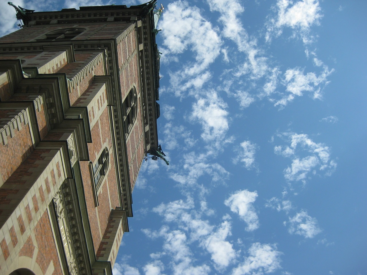 stockholm steeple sky free photo
