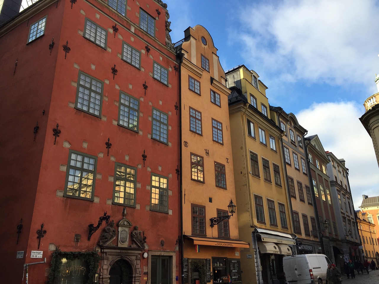 stockholm houses old free photo