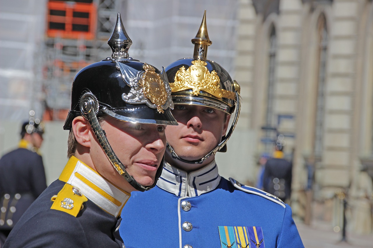 stockholm royal guard portrait free photo