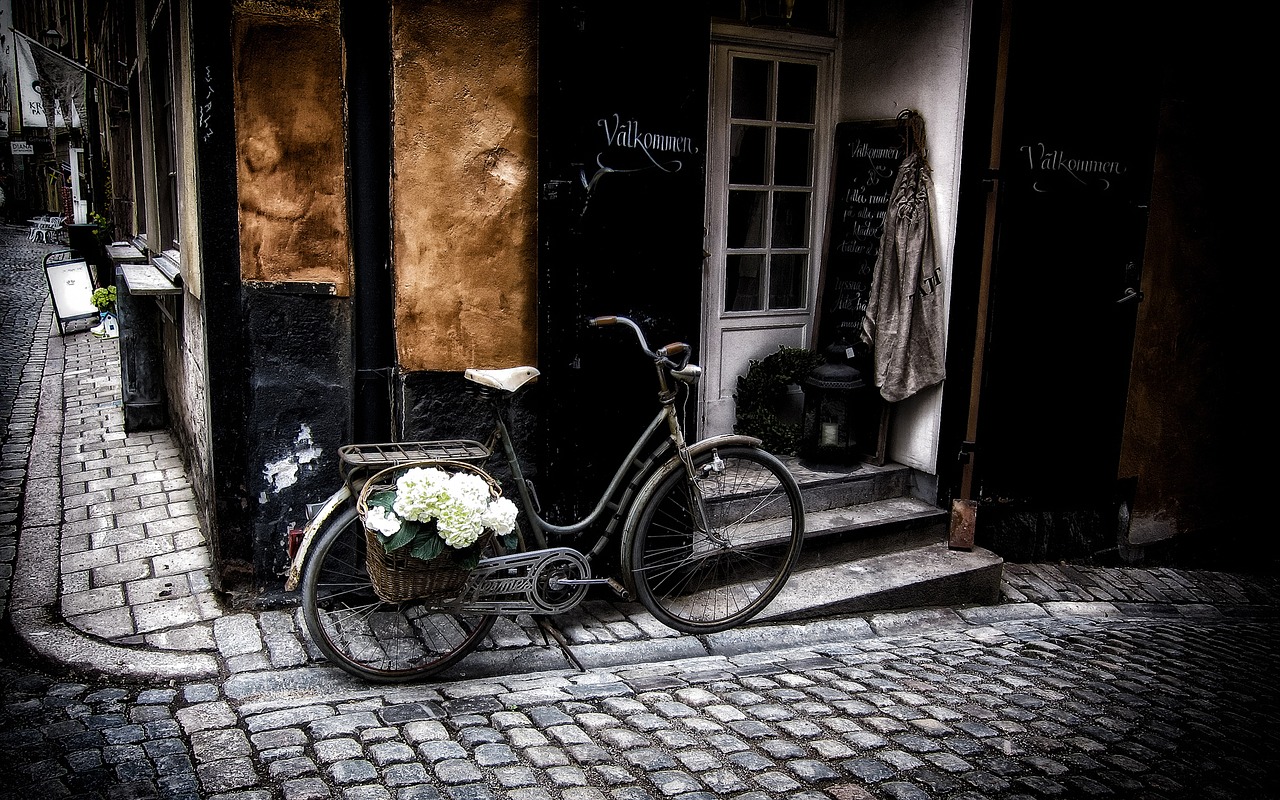 stockholm bicycle old free photo