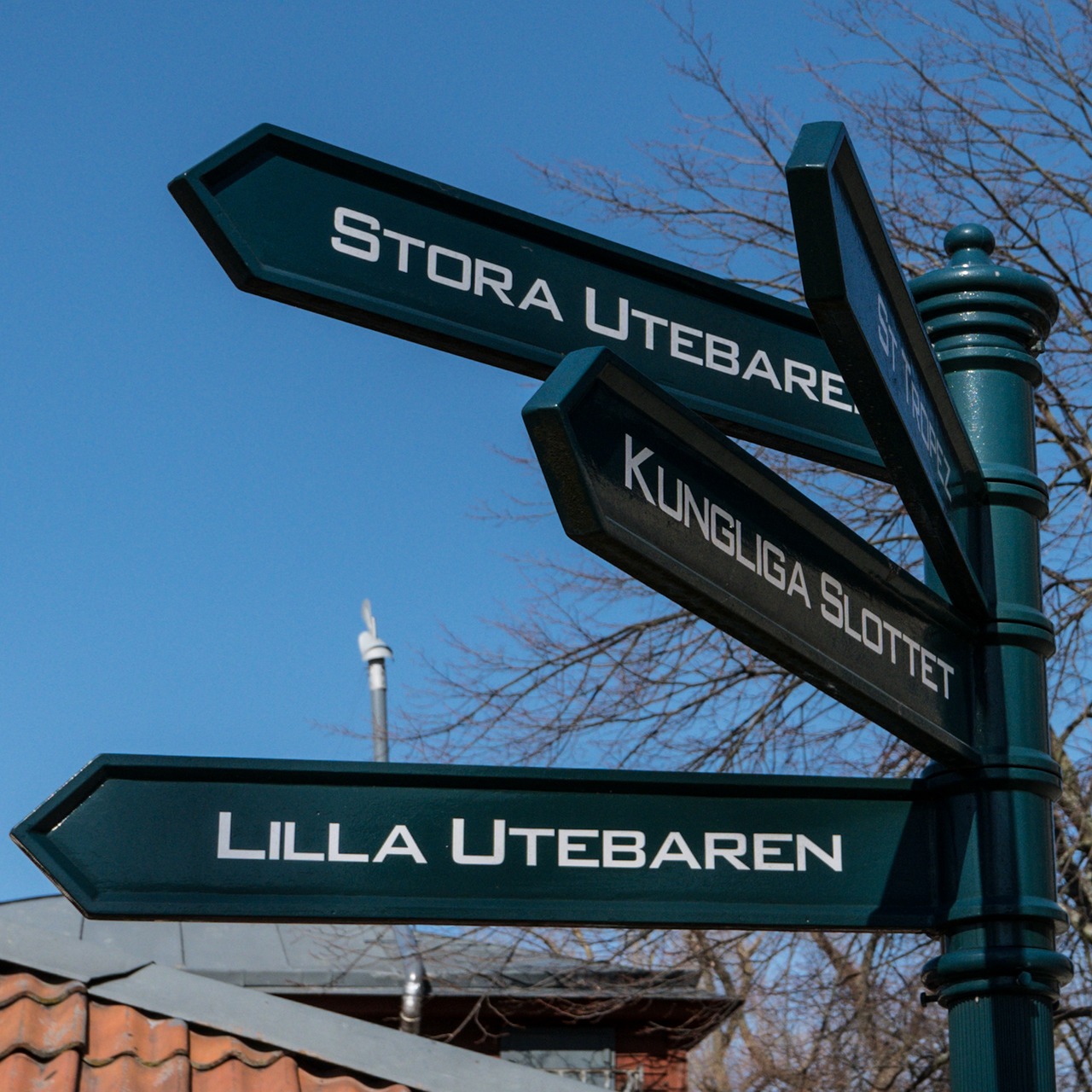 stockholm sign directions free photo