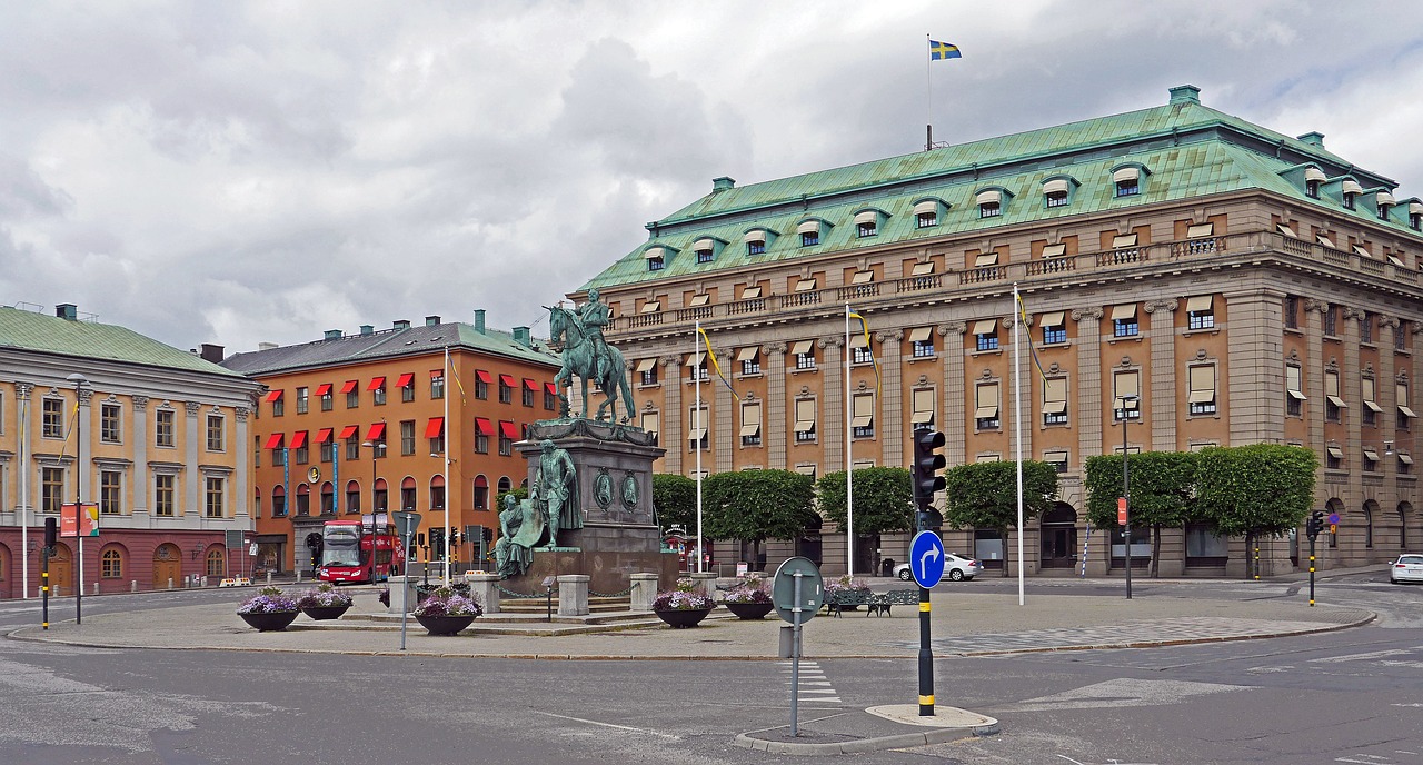 stockholm gustav-adolf-platz rondelle free photo