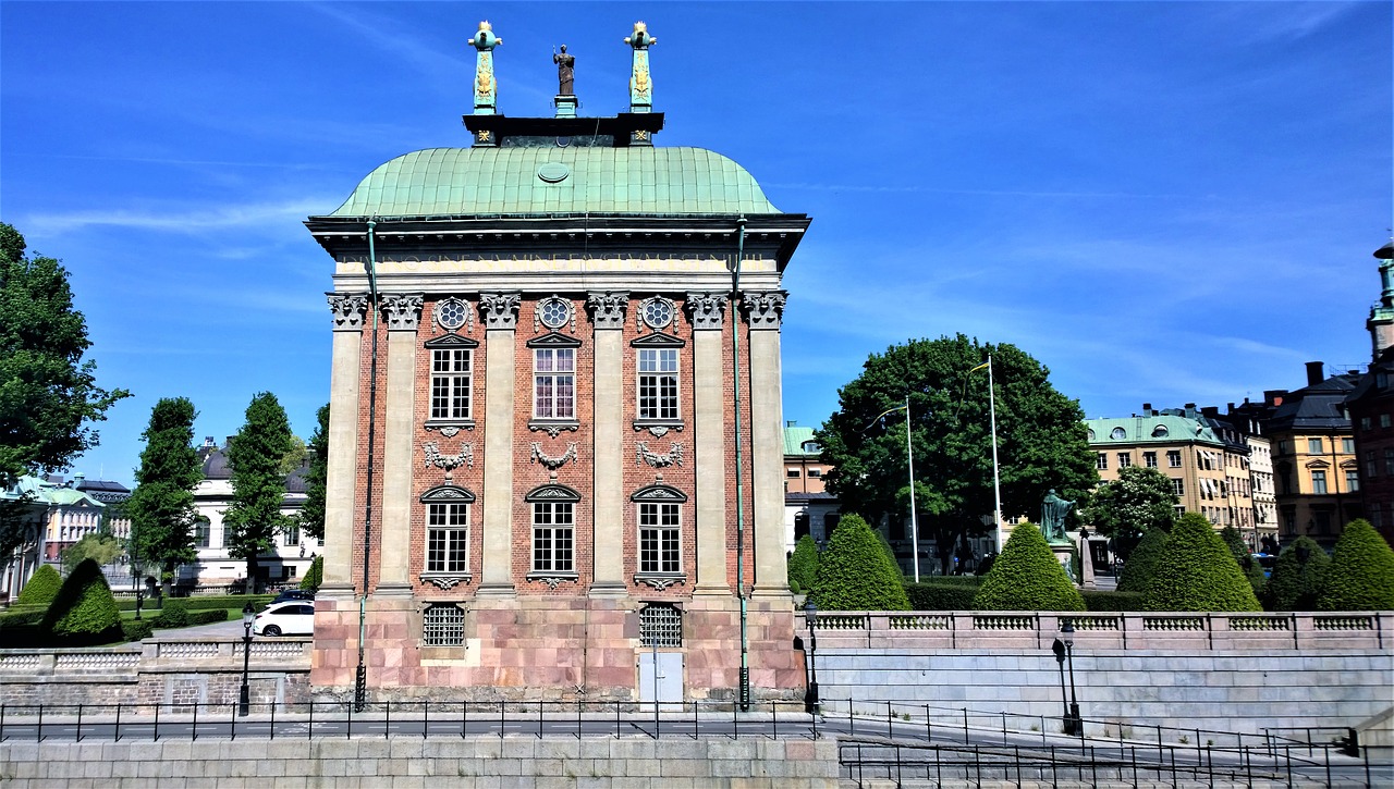 stockholm building architecture free photo