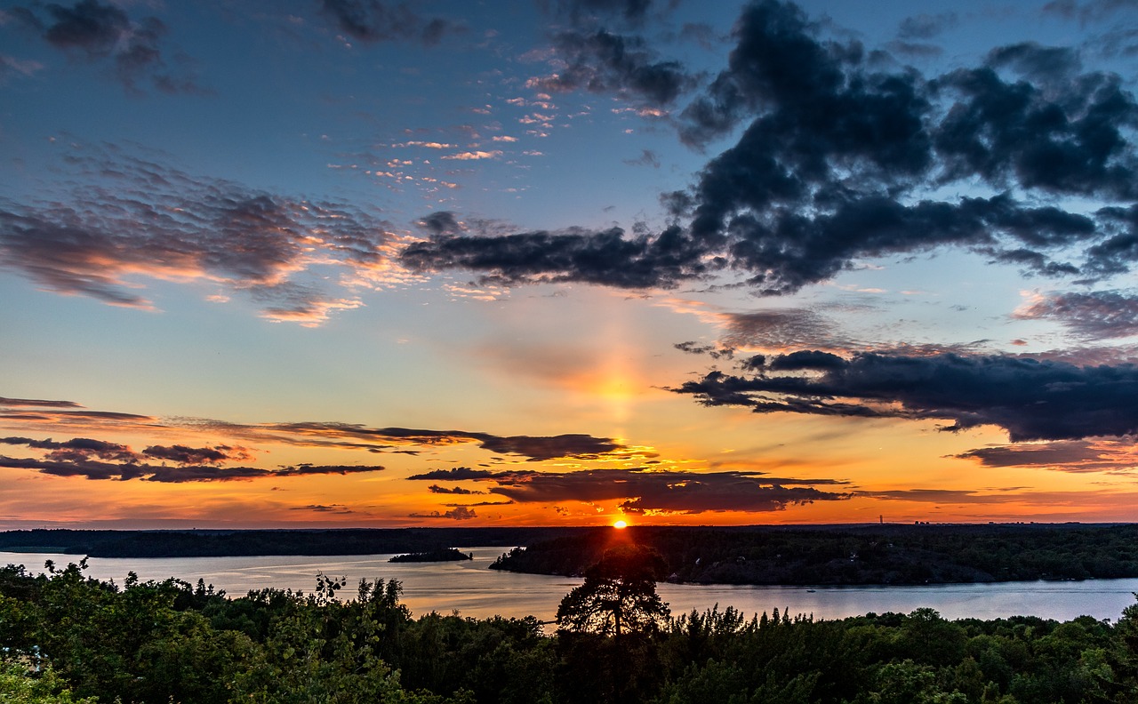 stockholm  west  clouds free photo