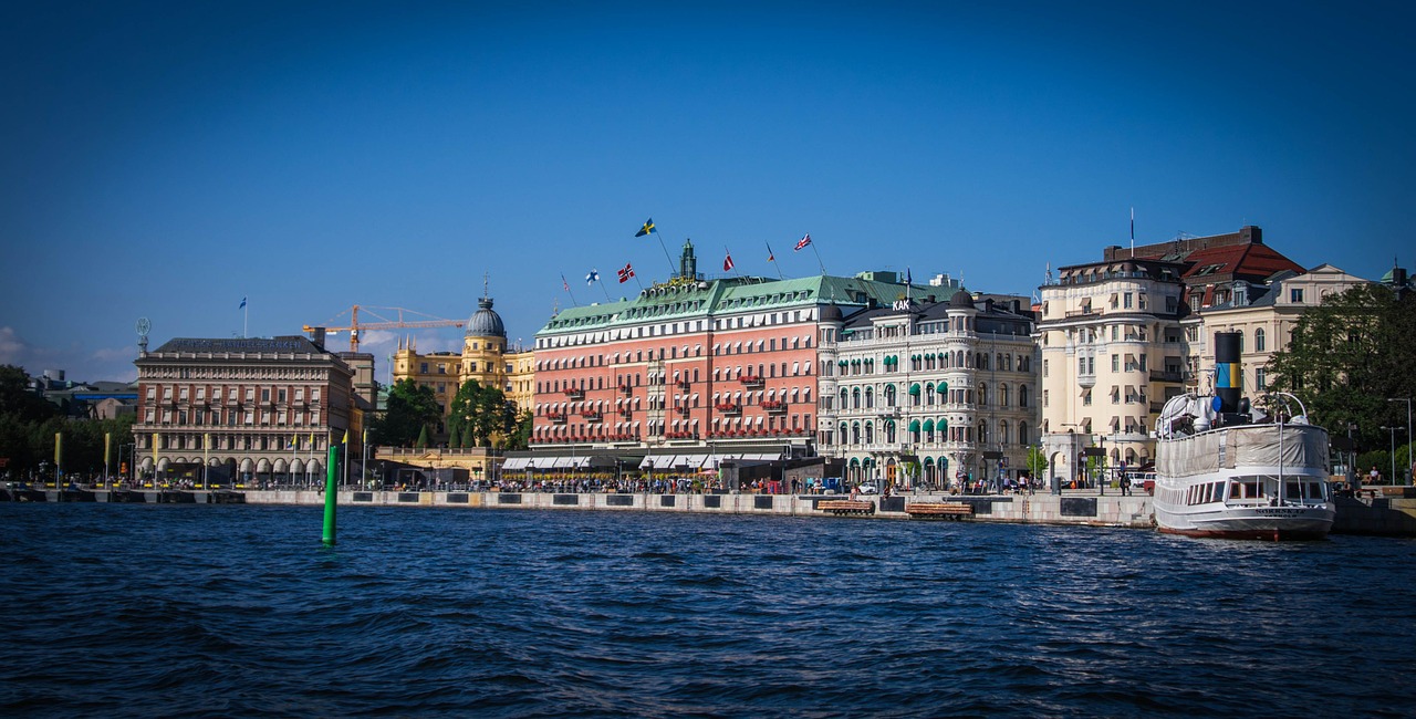 stockholm grand hotel sweden free photo