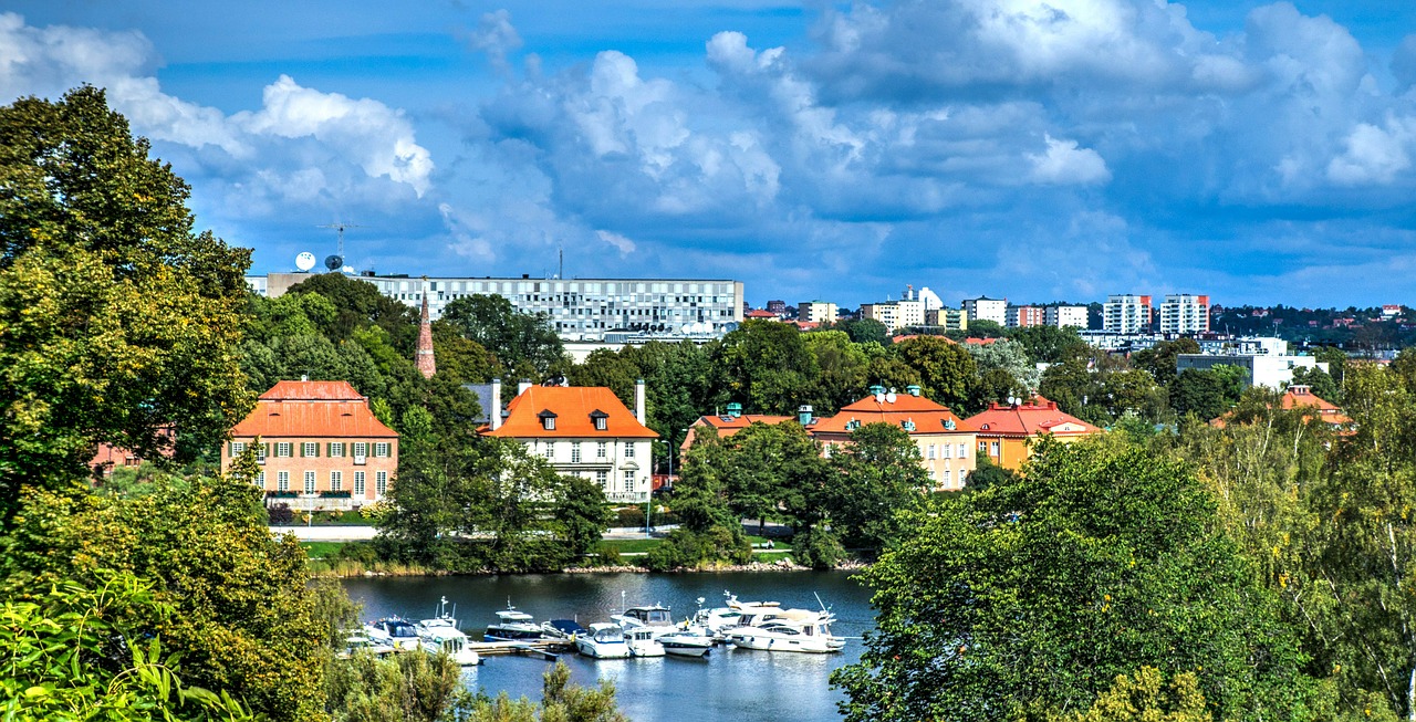 stockholm sweden boats free photo