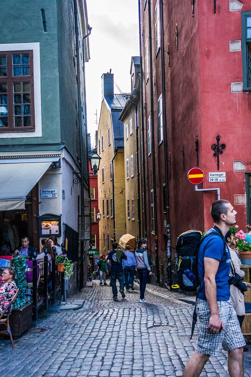 stockholm sweden alley free photo
