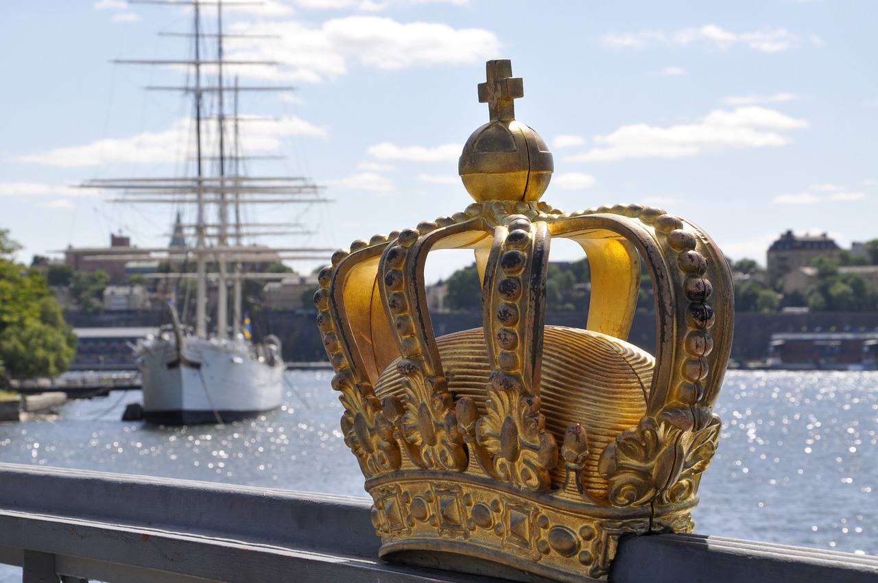 stockholm bridge sailing vessel free photo