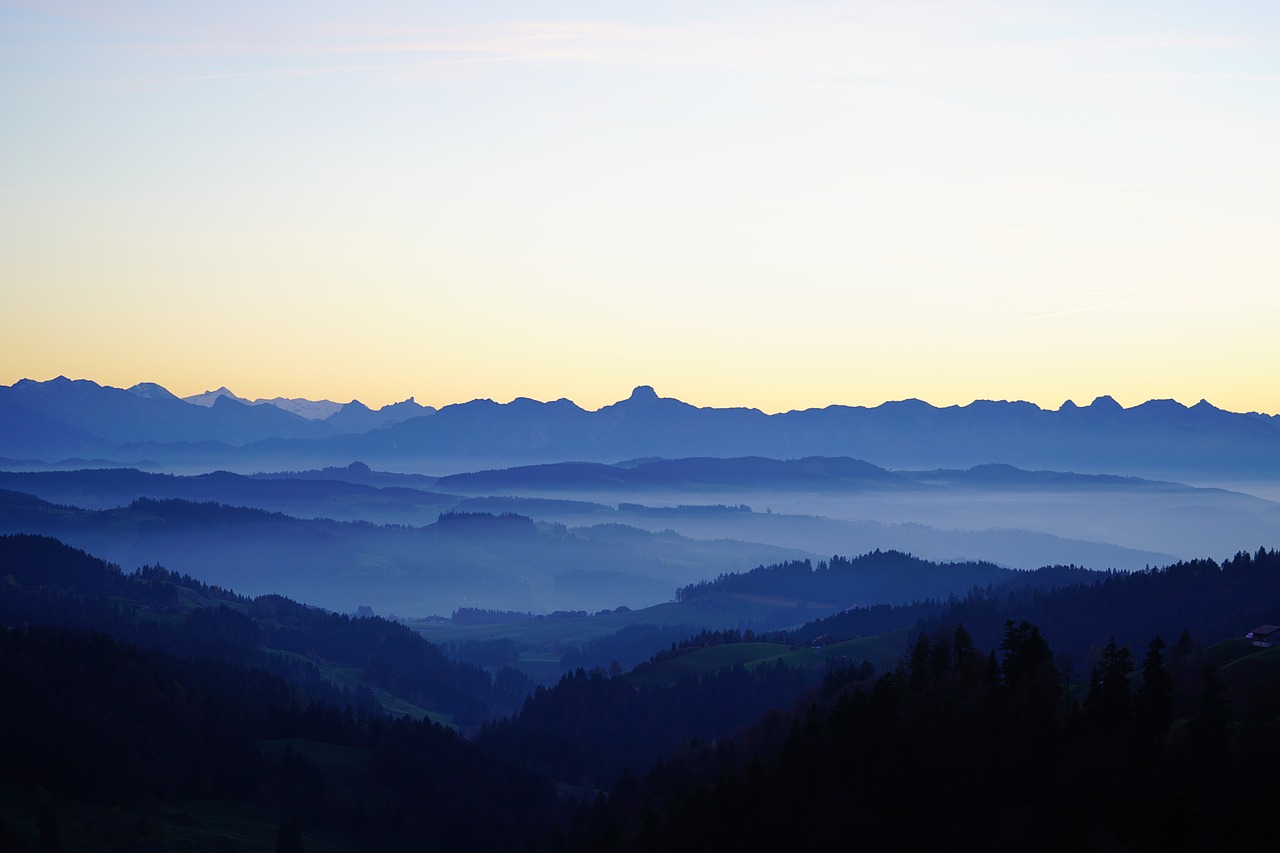 stockhorn nebellandschaft bernese alps free photo