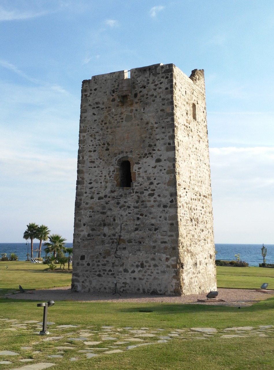 stone tower castle structure free photo