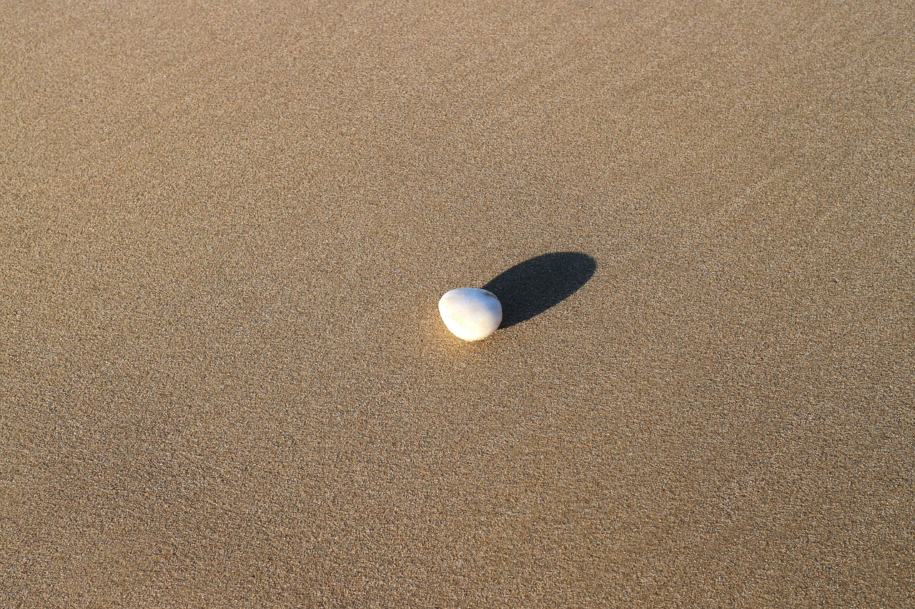 stone shadow shore free photo