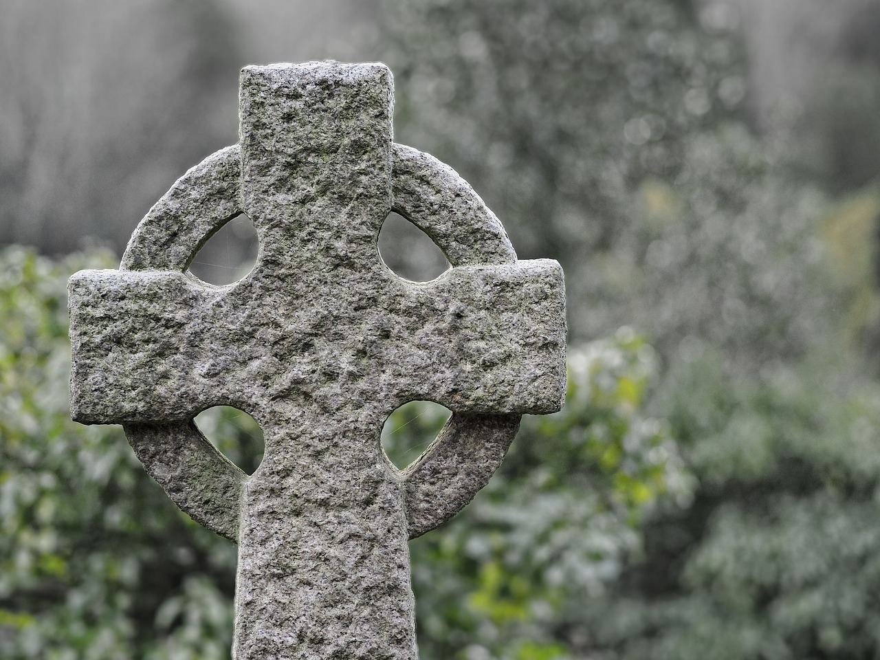 stone celtic cross free photo