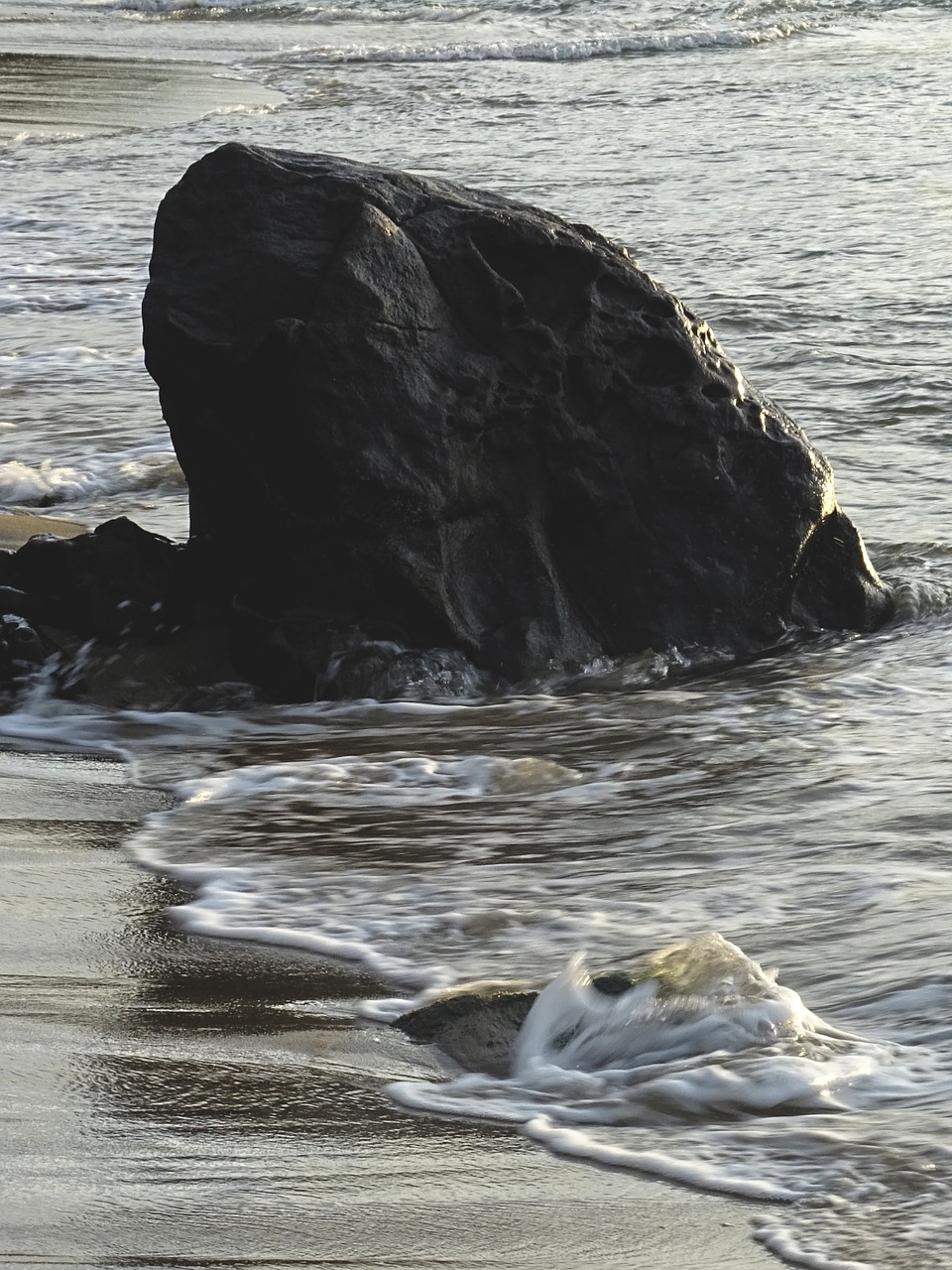 stone rock sea free photo