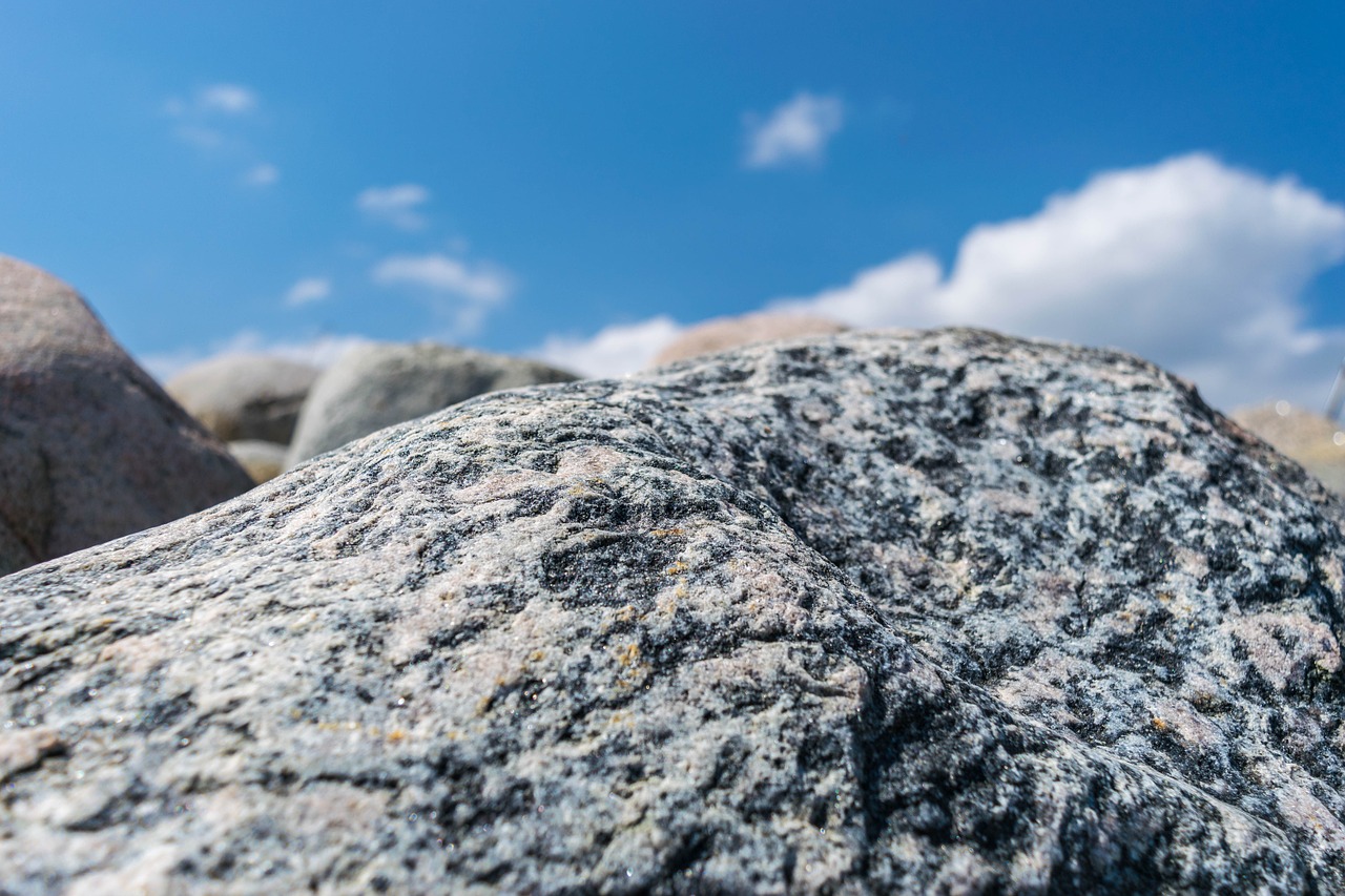 stone structure baltic sea free photo