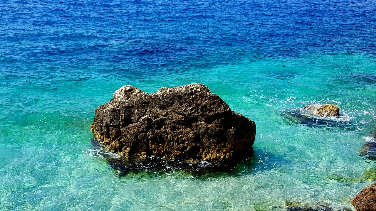 stone sea beach free photo