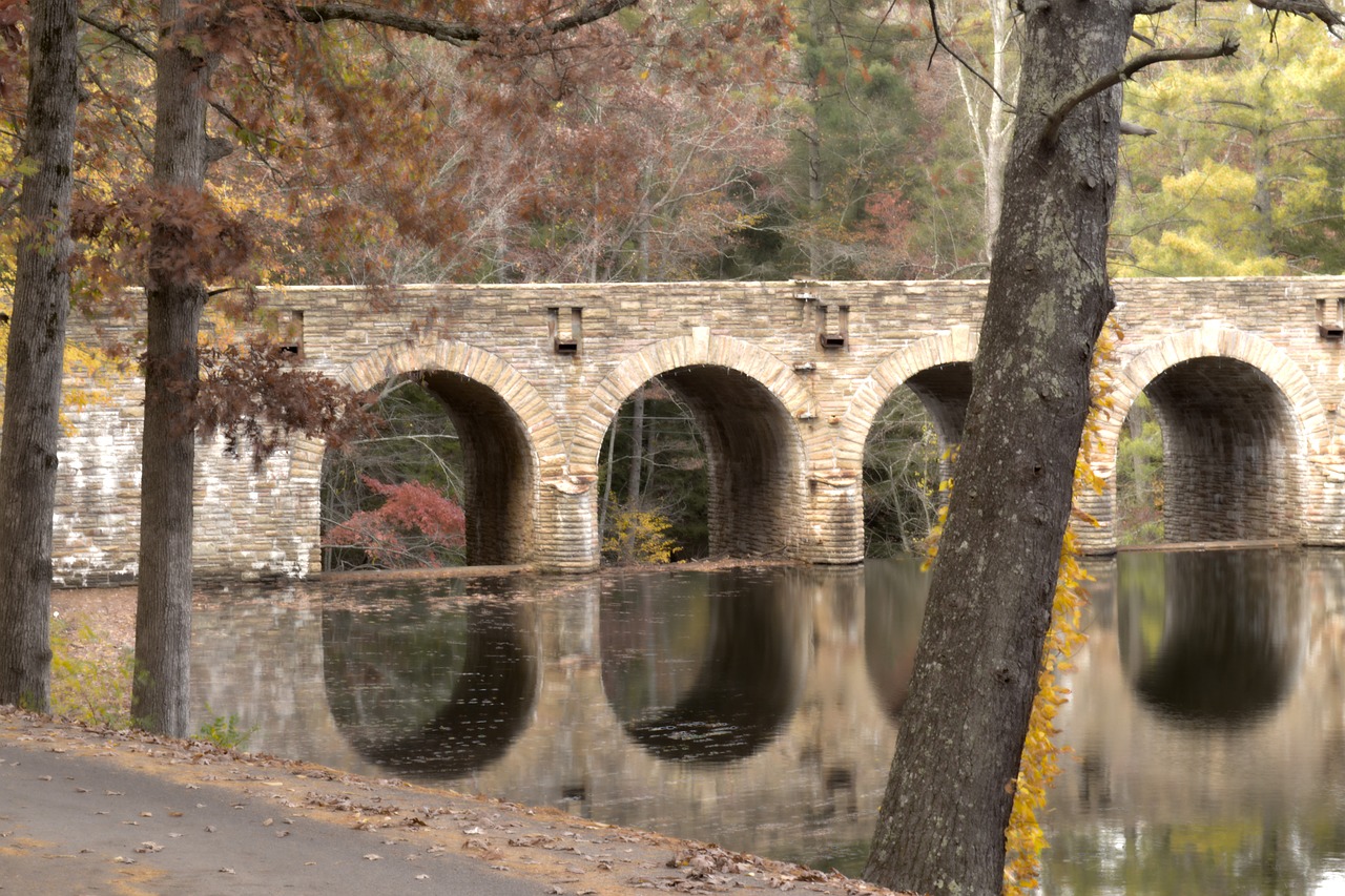 stone bridge dam free photo