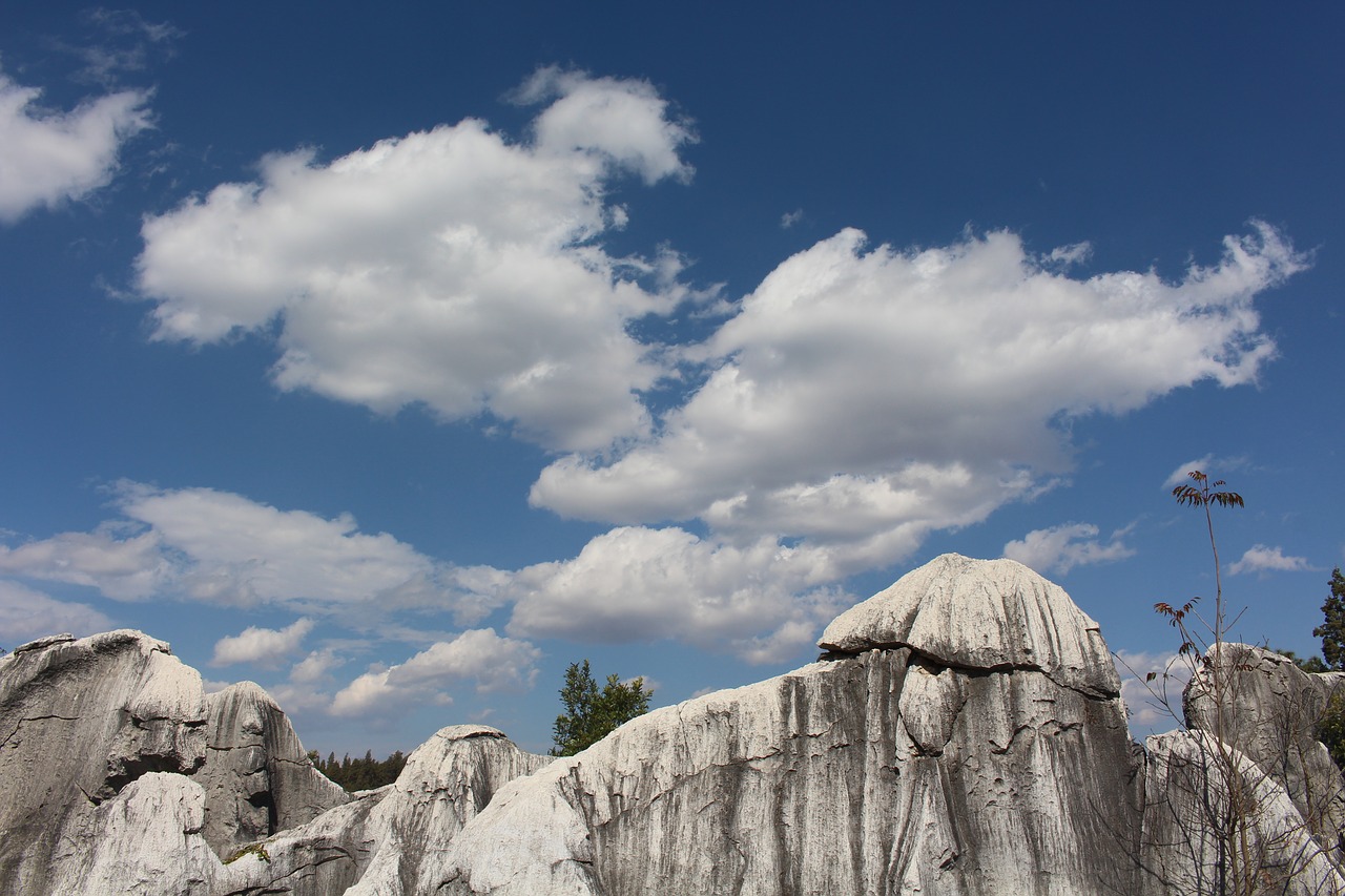 stone sky cloud free photo