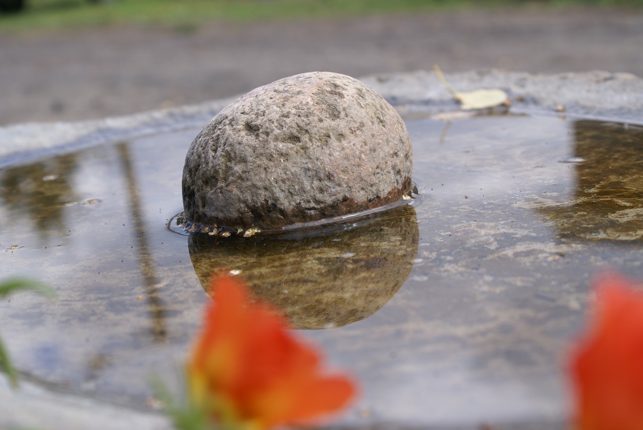 stone water nature free photo