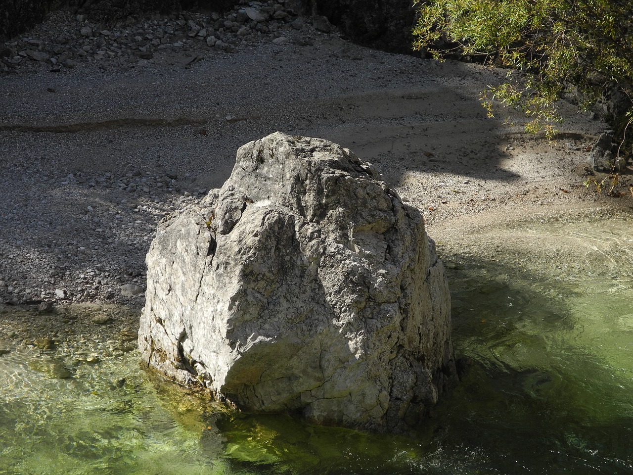 stone rock water free photo