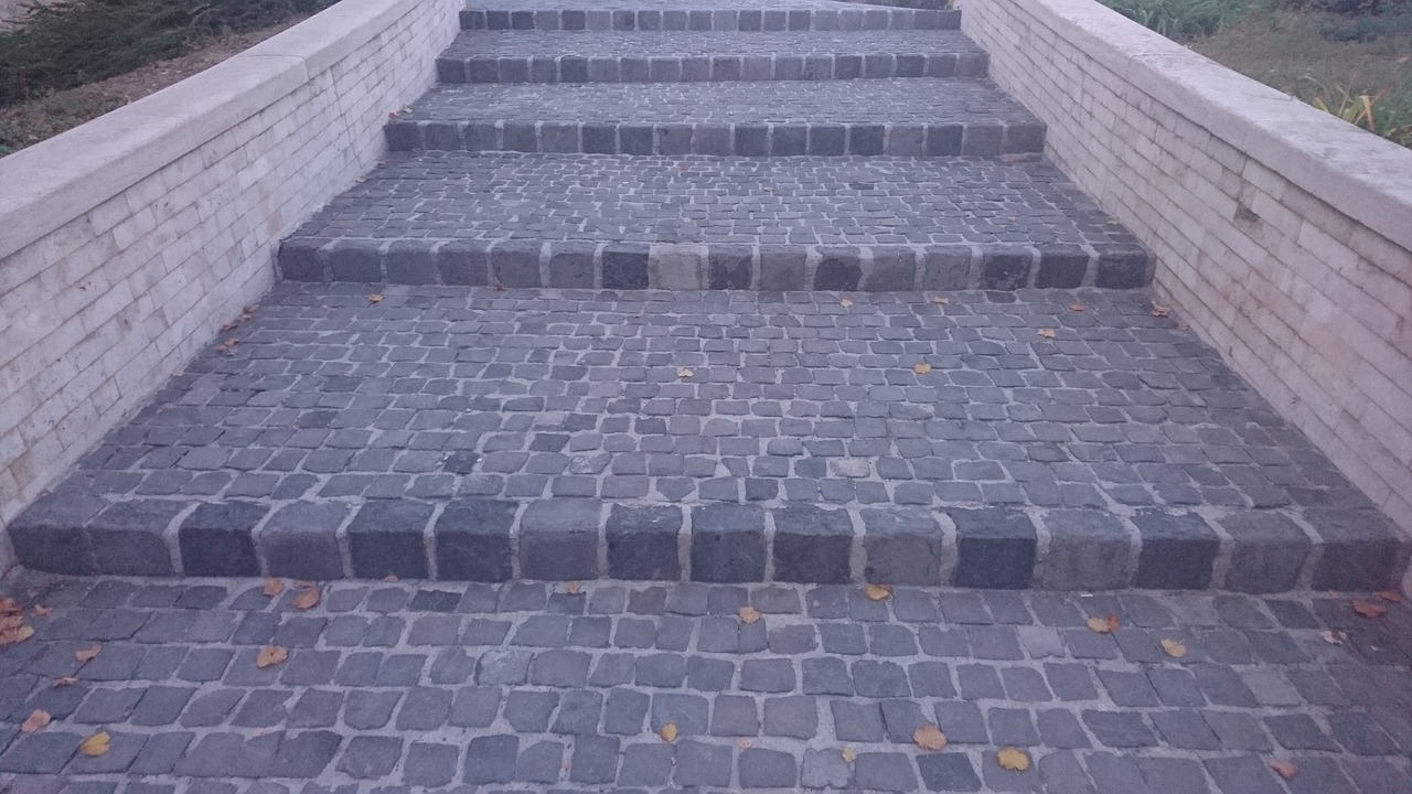 stone stair architecture free photo