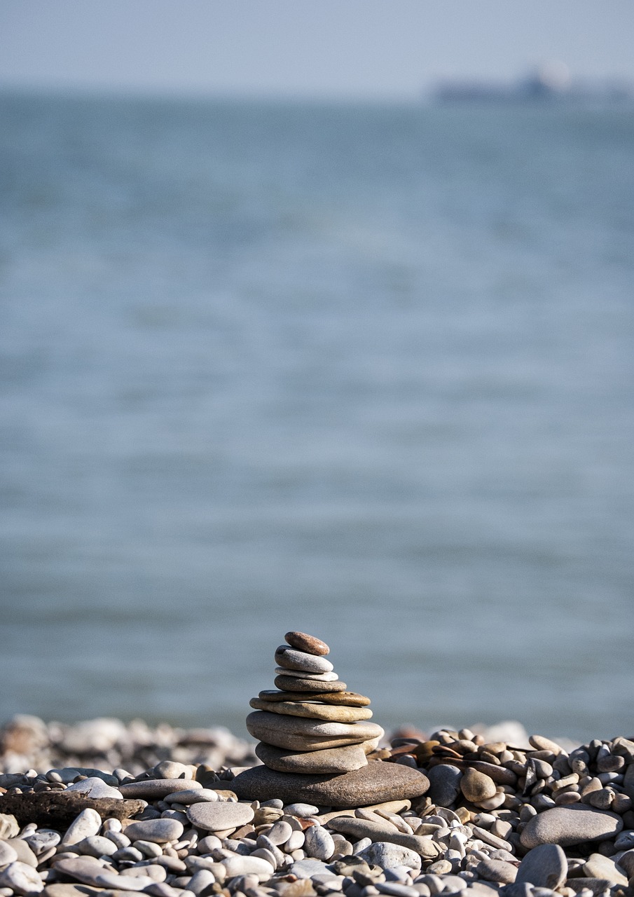 stone sassi beach free photo